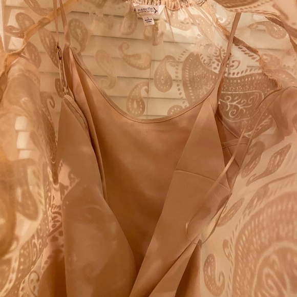 NWT Nanette Lepore Modern Glam Gold Burnout Velvet Blouse - Small - Picture 13 of 15